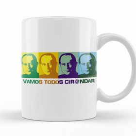 Baskı Dükkanı KB12115 Vamos Todos Cir@ndar Popart Porselen Kupa Bardak