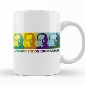 Baskı Dükkanı KB12115 Vamos Todos Cir@ndar Popart Porselen Kupa Bardak