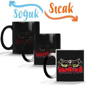 Baskı Dükkanı KB12116 Vampir Vampiras Glasses Porselen Kupa Bardak