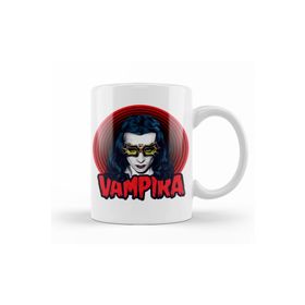 Baskı Dükkanı KB12117 Vampira Bow Down To Varpir Porselen Kupa Bardak