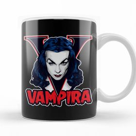 Baskı Dükkanı KB12118 Vampira Vampir Porselen Kupa Bardak