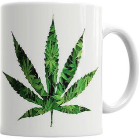 Baskı Dükkanı KB1212 Marijuana Porselen Kupa Bardak
