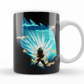 Baskı Dükkanı KB12131 Vegeta The Prince Of Saiyan Porselen Kupa Bardak