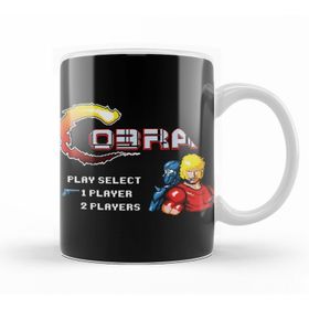 Baskı Dükkanı KB12146 Videogames Player Select Cobra Porselen Kupa Bardak