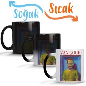 Baskı Dükkanı KB12151 Vincent Van Gogh Porselen Kupa Bardak