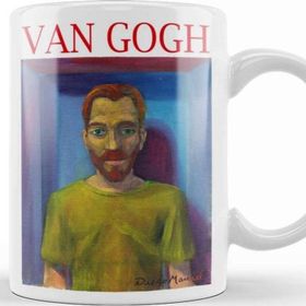 Baskı Dükkanı KB12151 Vincent Van Gogh Porselen Kupa Bardak