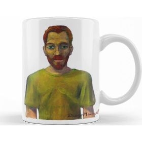 Baskı Dükkanı KB12152 Vincent Van Gogh Portrait Porselen Kupa Bardak
