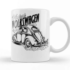 Baskı Dükkanı KB12158 Volkswagen Porselen Kupa Bardak