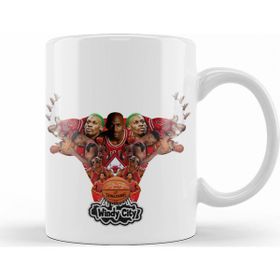 Baskı Dükkanı KB1216 Chicago Bulls Porselen Kupa Bardak