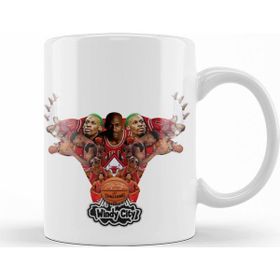 Baskı Dükkanı KB1216 Chicago Bulls Porselen Kupa Bardak