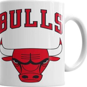 Baskı Dükkanı KB1216 Chicago Bulls Porselen Kupa Bardak