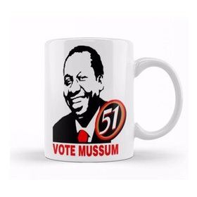 Baskı Dükkanı KB12161 Vote Mussum Porselen Kupa Bardak