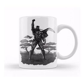 Baskı Dükkanı KB12163 Wakanda Knight Porselen Kupa Bardak