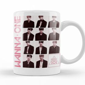 Baskı Dükkanı KB12170 Wanna One Energetic Pink Version Porselen Kupa Bardak