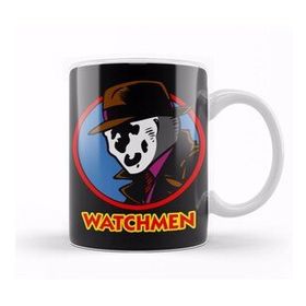 Baskı Dükkanı KB12175 Watchmen Rorschach Meets Dick Tracy Porselen Kupa Bardak