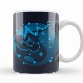Baskı Dükkanı KB12176 Water Type Porselen Kupa Bardak