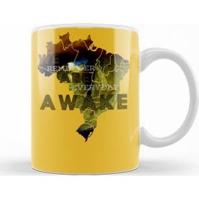 Baskı Dükkanı KB12178 We Are Awake Porselen Kupa Bardak