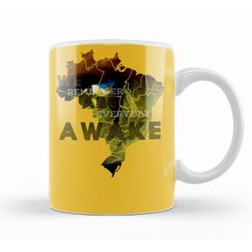 Baskı Dükkanı KB12178 We Are Awake Porselen Kupa Bardak