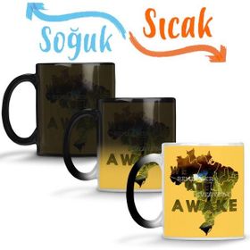 Baskı Dükkanı KB12178 We Are Awake Porselen Kupa Bardak