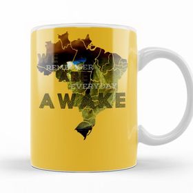 Baskı Dükkanı KB12178 We Are Awake Porselen Kupa Bardak