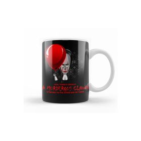 Baskı Dükkanı KB12179 Wednesday Addams Aka Pennywise Porselen Kupa Bardak