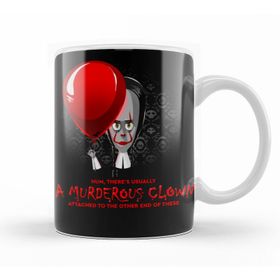 Baskı Dükkanı KB12179 Wednesday Addams Aka Pennywise Porselen Kupa Bardak