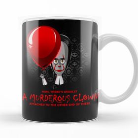 Baskı Dükkanı KB12179 Wednesday Addams Aka Pennywise Porselen Kupa Bardak