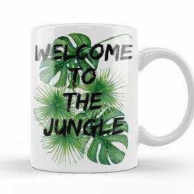 Baskı Dükkanı KB12181 Welcome To The Jungle Porselen Kupa Bardak