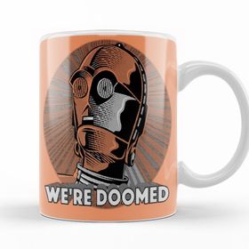 Baskı Dükkanı KB12183 Were Doomed Porselen Kupa Bardak