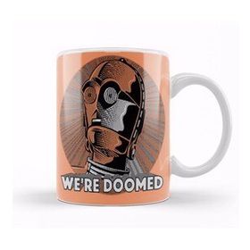 Baskı Dükkanı KB12183 Were Doomed Porselen Kupa Bardak