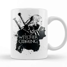 Baskı Dükkanı KB12192 Witcher Is Coming Porselen Kupa Bardak