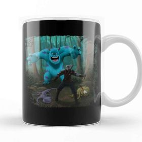Baskı Dükkanı KB12194 Witcher Killing Monsters Porselen Kupa Bardak