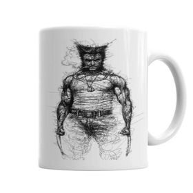 Baskı Dükkanı KB12196 Wolverine Porselen Kupa Bardak