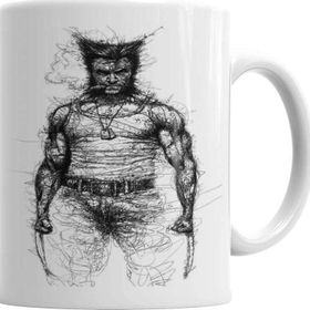 Baskı Dükkanı KB12196 Wolverine Porselen Kupa Bardak