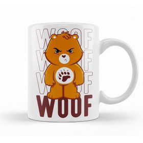 Baskı Dükkanı KB12203 Woof Porselen Kupa Bardak