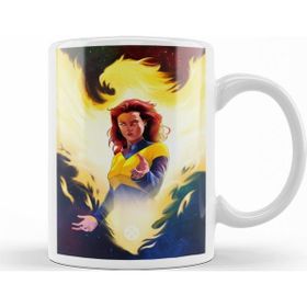 Baskı Dükkanı KB12208 X Men Dark Phoenix Porselen Kupa Bardak