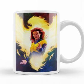Baskı Dükkanı KB12208 X Men Dark Phoenix Porselen Kupa Bardak