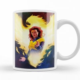 Baskı Dükkanı KB12208 X Men Dark Phoenix Porselen Kupa Bardak