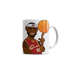 Baskı Dükkanı KB1221 Nba Lebron James Porselen Kupa Bardak