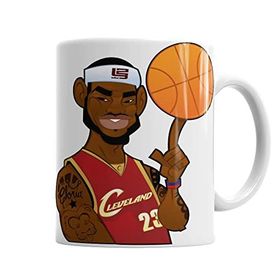 Baskı Dükkanı KB1221 Nba Lebron James Porselen Kupa Bardak