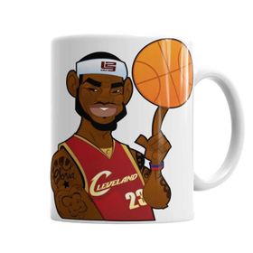 Baskı Dükkanı KB1221 Nba Lebron James Porselen Kupa Bardak
