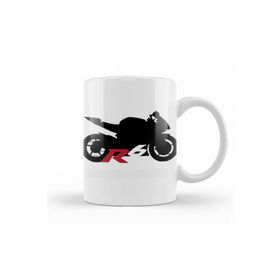 Baskı Dükkanı KB12229 Yamaha R6 Silhouette Porselen Kupa Bardak