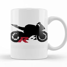 Baskı Dükkanı KB12229 Yamaha R6 Silhouette Porselen Kupa Bardak