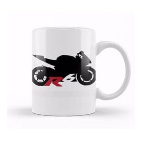 Baskı Dükkanı KB12229 Yamaha R6 Silhouette Porselen Kupa Bardak