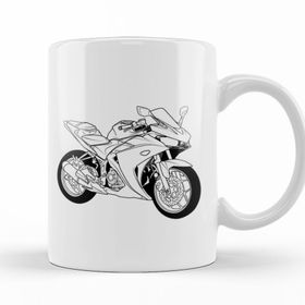 Baskı Dükkanı KB12231 Yamaha Yzf R25 Porselen Kupa Bardak