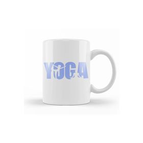 Baskı Dükkanı KB12246 Yoga Logo Porselen Kupa Bardak