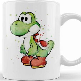 Baskı Dükkanı KB12248 Yoshi Porselen Kupa Bardak