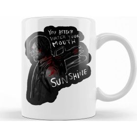 Baskı Dükkanı KB12250 You Better Watch Your Mouth Sunshine Porselen Kupa Bardak