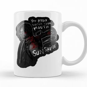 Baskı Dükkanı KB12250 You Better Watch Your Mouth Sunshine Porselen Kupa Bardak