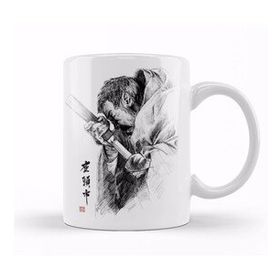 Baskı Dükkanı KB12255 Zatoichi Drawing Blade Porselen Kupa Bardak